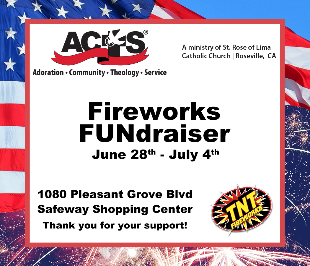 ACTS Fireworks FUNdraiser 2021